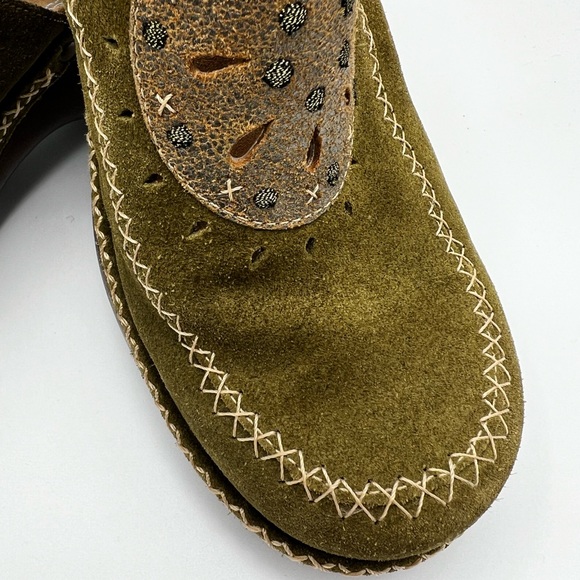 Indigo by Clark’s Women’s Suede Leather Boho Style Clogs Style & Confort Size 6M - Picture 4 of 11